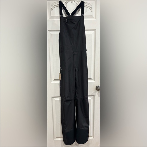 Patagonia Men’s XXL Powder Town Bib Snow Pants Black NWT Ski Snowboard - Picture 1 of 12
